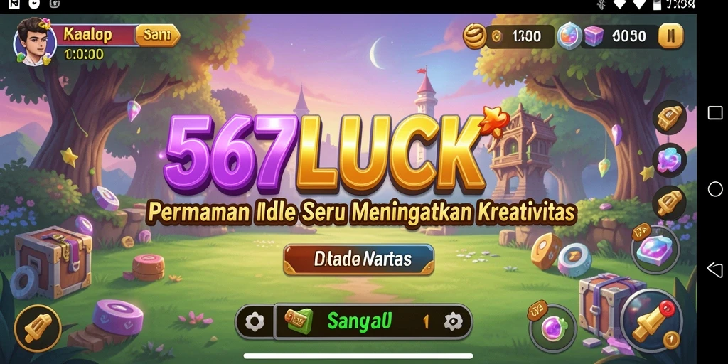 Tampilan menarik dari gameplay 567LUCK yang adiktif.