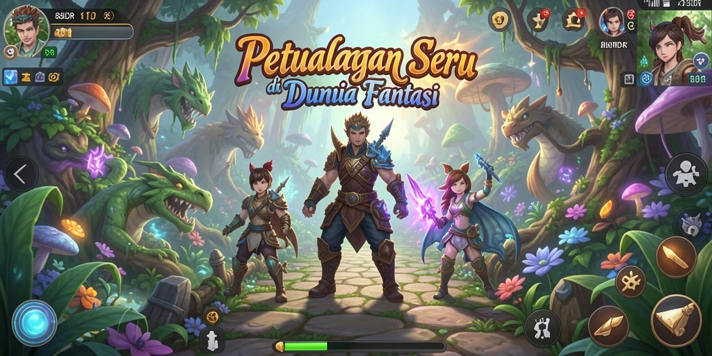 Screenshot gameplay seru dari 88IDR menunjukkan aksi dalam petualangan yang menegangkan.