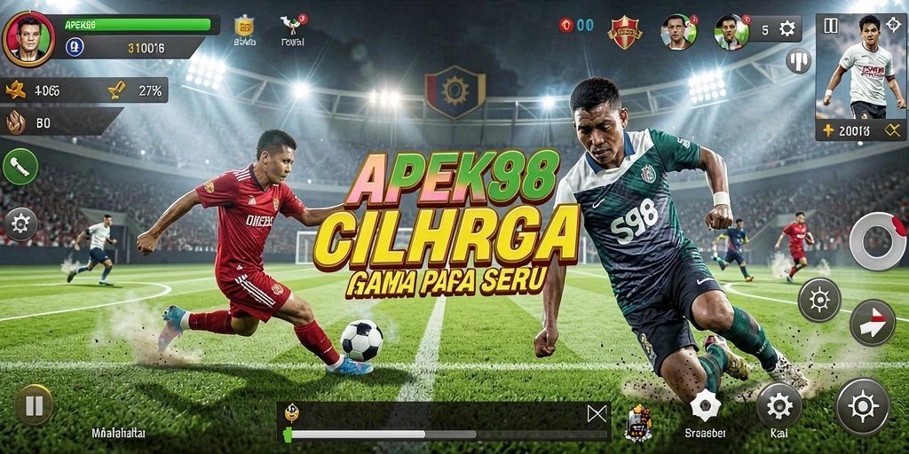 Screenshot gameplay APEK88 yang menampilkan aksi seru dalam olahraga.