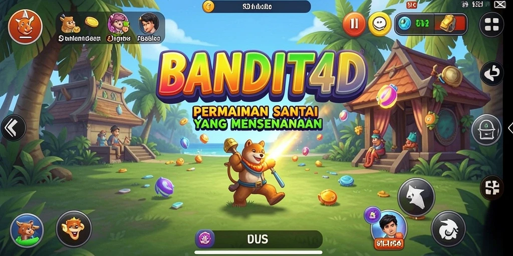 Tangkapan layar menampilkan aksi gameplay menyenangkan di BANDIT4D.