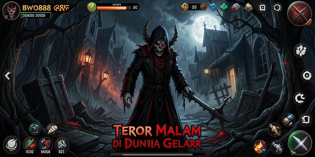 Gameplay BWO888 yang menegangkan di dunia penuh kegelapan.