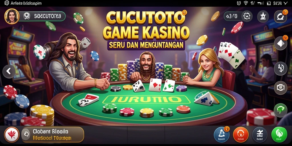 Screenshot CUCUTOTO menampilkan pengalaman gameplay Kasino yang mengasyikkan.