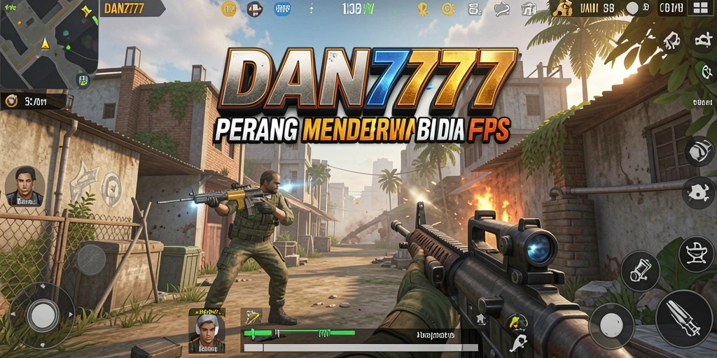 Gameplay intens DAN777 dengan aksi FPS yang memukau.