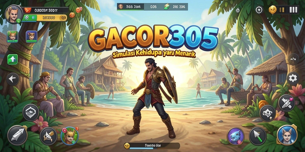 Screenshot GACOR305 menampilkan gameplay simulasi yang mendalam dan menarik.