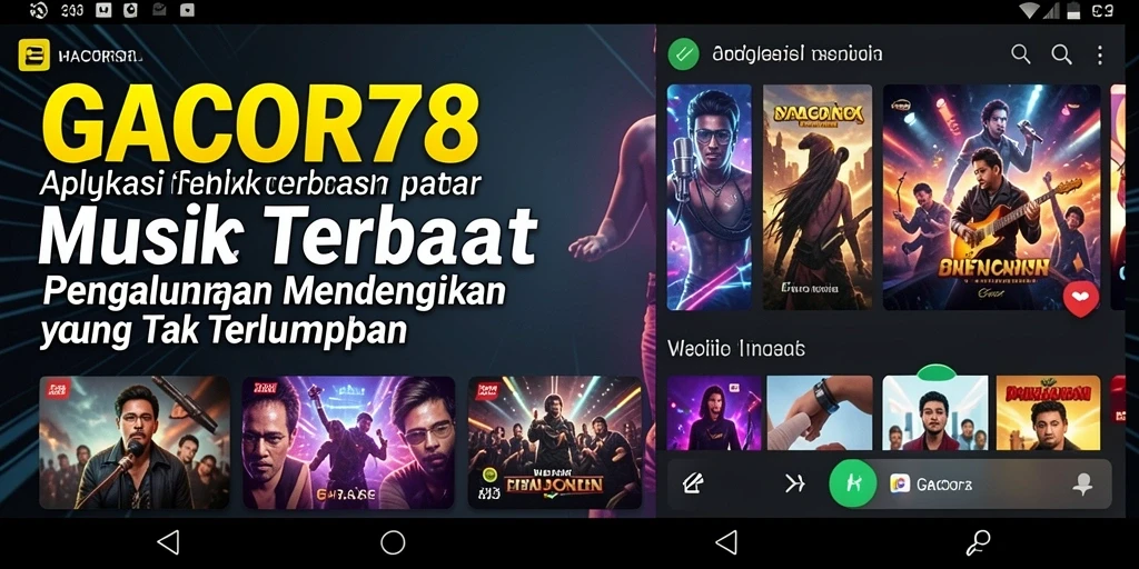 Tampilan gameplay GACOR78 dengan antarmuka ramah pengguna dan pilihan lagu beragam.