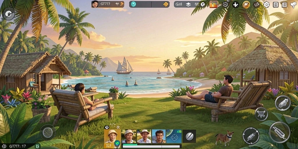 Tampilan gameplay GT777 dengan grafik menarik dan antarmuka sederhana.