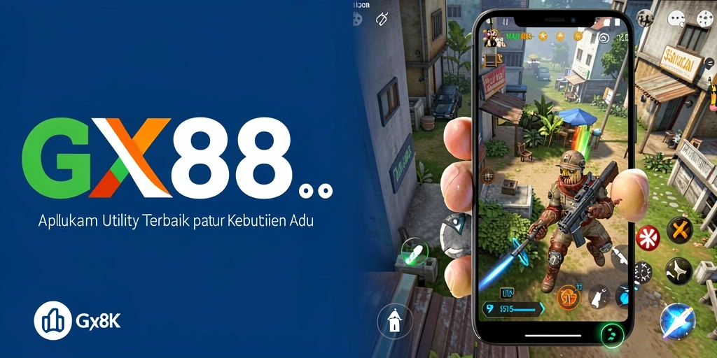 Tampilan antarmuka utama GX88 yang sederhana dan fungsional.