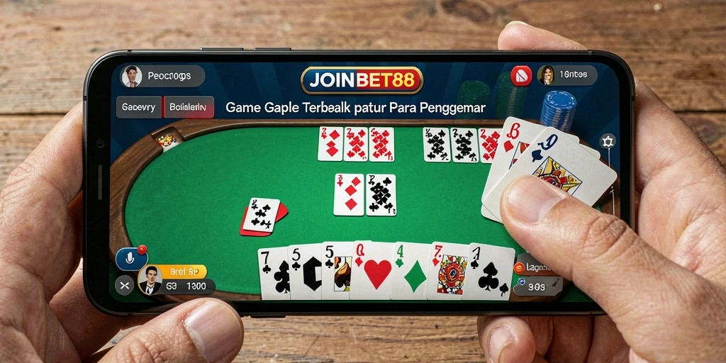 Tampilan gameplay Gaple yang menarik dan interaktif.