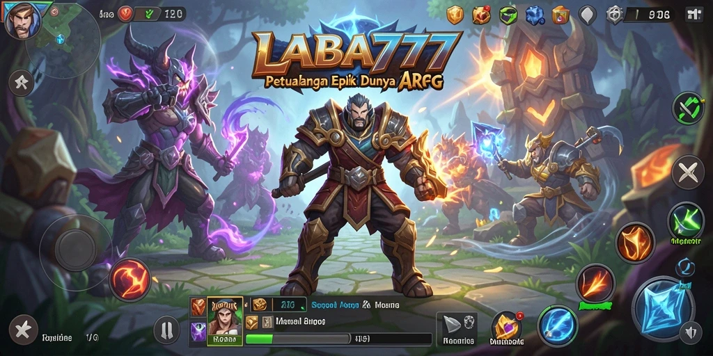 Tampilan menarik dari gameplay ARPG LABA777.