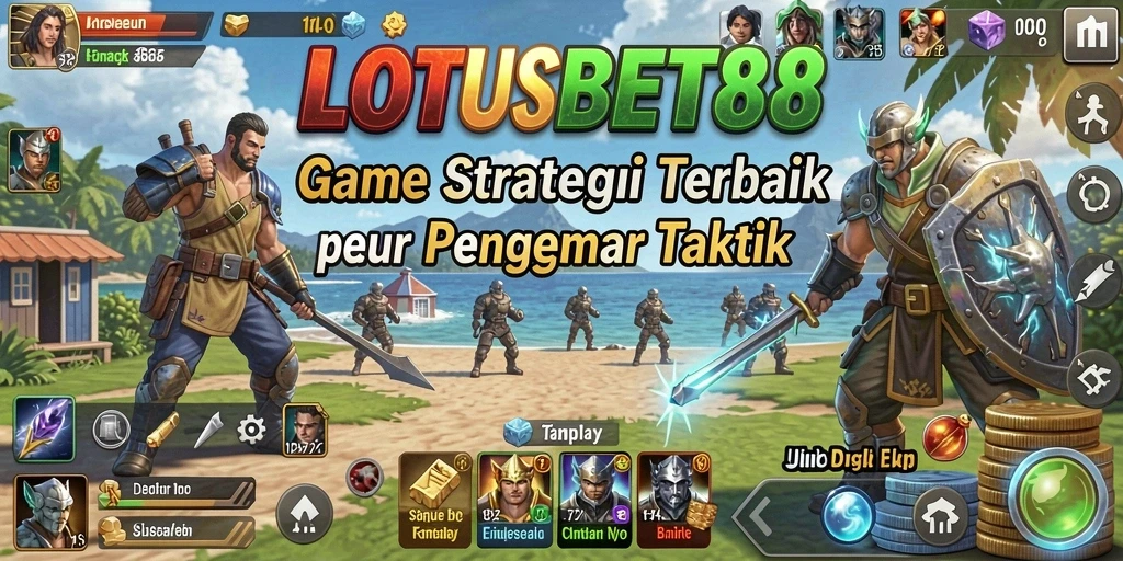 Tangkapan layar LOTUSBET88 menunjukkan aksi strategi yang mendebarkan.
