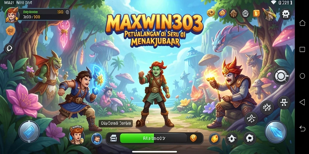 Screenshot gameplay MAXWIN303 yang menampilkan petualangan epic.