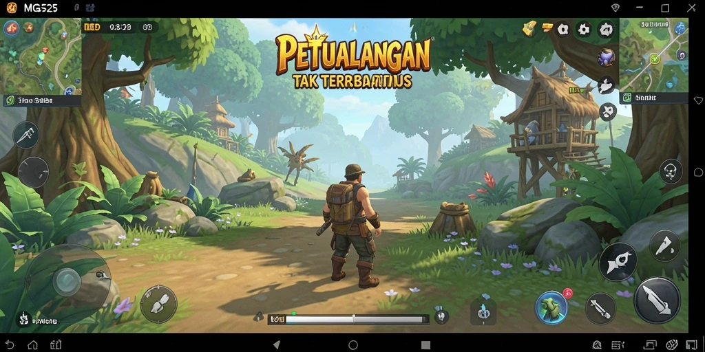 Tampilan menakjubkan dari gameplay Open World MG525.