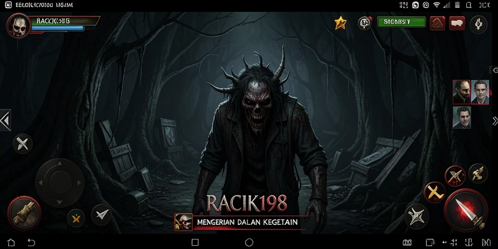 Tangkapan layar dari gameplay RACIK198 yang menegangkan.
