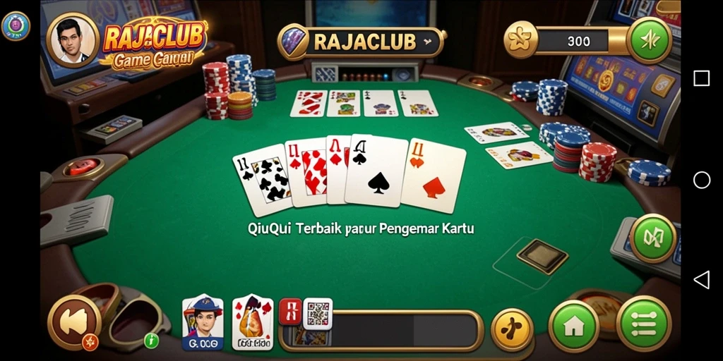 Gameplay seru QiuQiu di RAJACLUB.