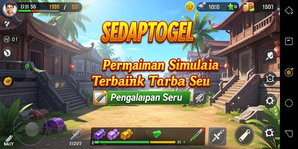 Tampilan gameplay menarik dari SEDAPTOGEL yang menampilkan momen seru.
