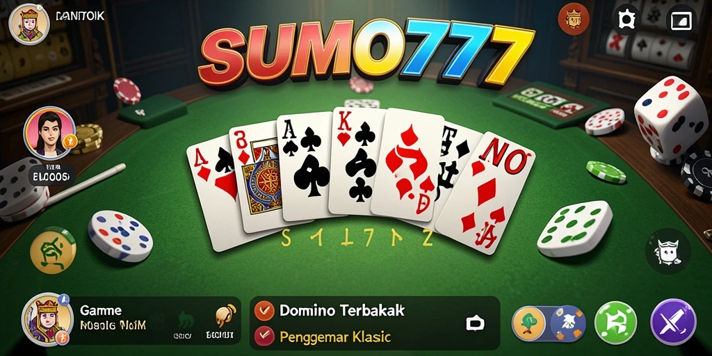 Tampilan gameplay SUMO777 yang mendebarkan dan seru.