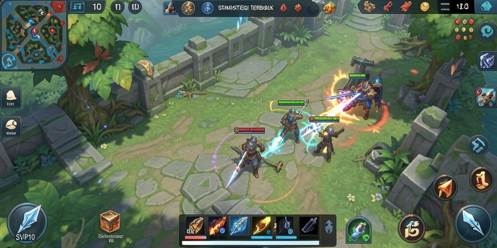 Screenshot utama menampilkan aksi seru dari gameplay SLG SVIP10.