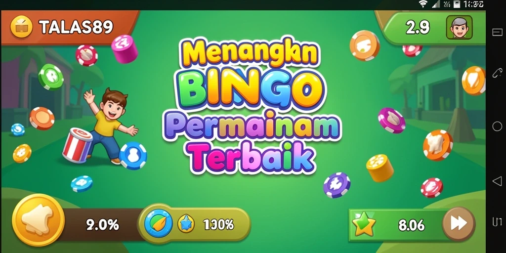 Tampilan menarik dari gameplay Bingo di TALAS89 yang penuh keseruan.