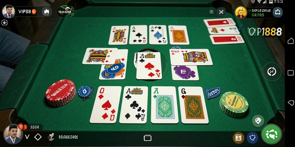 Tampilan gameplay Gaple yang menarik di VIP188.