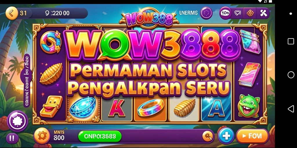 Screenshot WOW388 menampilkan gameplay Slot yang seru dan menegangkan.